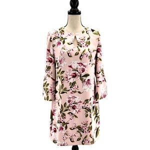 White House Black Market Floral Petal Sleeve Shift Dress Size 2 NWT